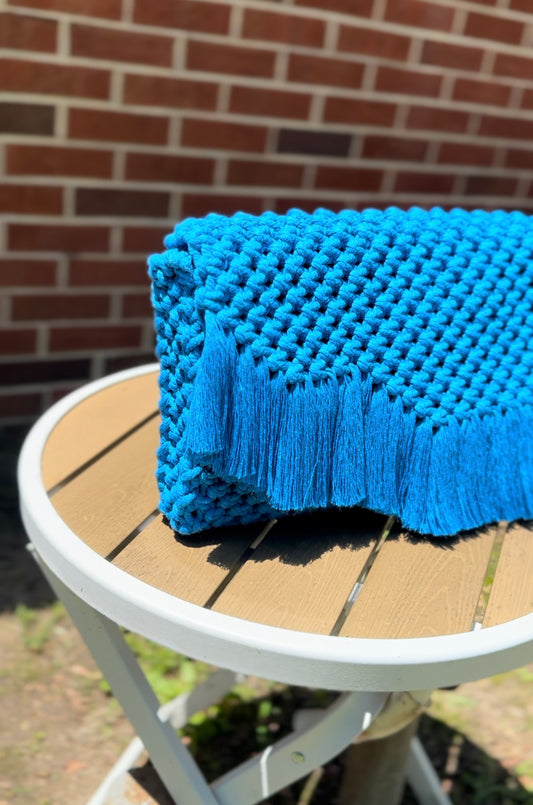 Peacock Blue Clutch